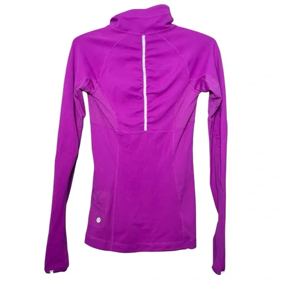 Lululemon 4 Sweatshirt Reversible Sweater Quarter Zip Athletic Activewear Sporty - Picture 9 of 16